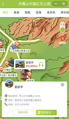 扬州景区手绘地图智慧导览和语音结合，让景区“活”起来